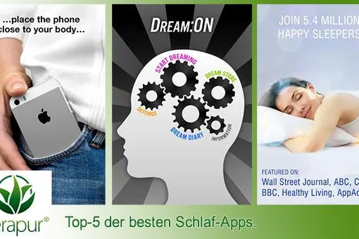 Schlaf-Apps im Test: Top5-Smartphone-Apps zum Schlafen Bild: Schlaf-Apps im Test: Top5-Smartphone-Apps zum Schlafen