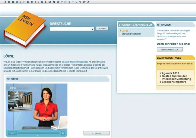 Bild: Initiative Neue Soziale Marktwirtschaft startet WiLex: Erstes Online-Wirtschafts-Lexikon mit Videostreams