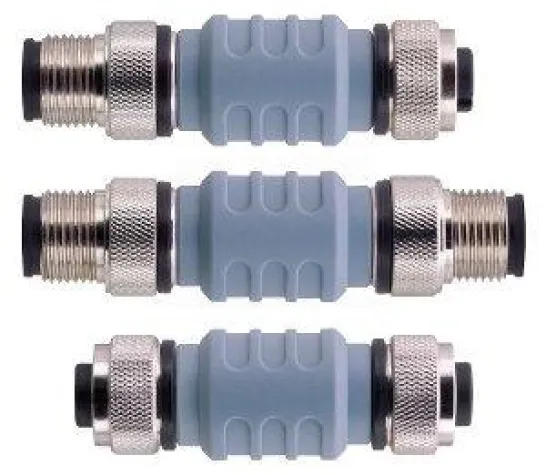 Bild: Adapter-Stücke für M12x1 Rundsteckverbinder