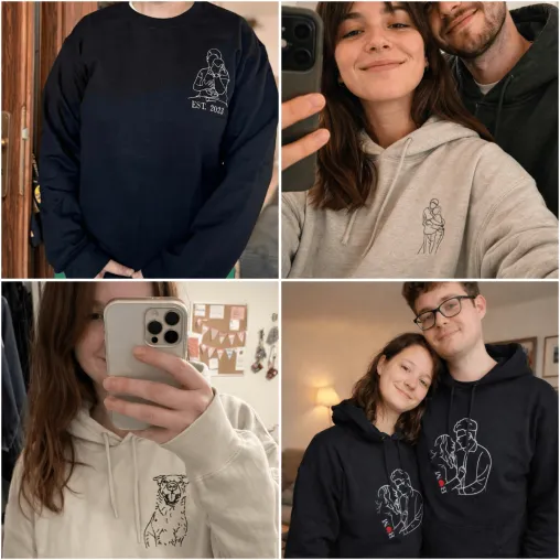 Bild: True Threads revolutioniert personalisierte Stickerei - Individuelle Hoodies mit emotionalem Mehrwert