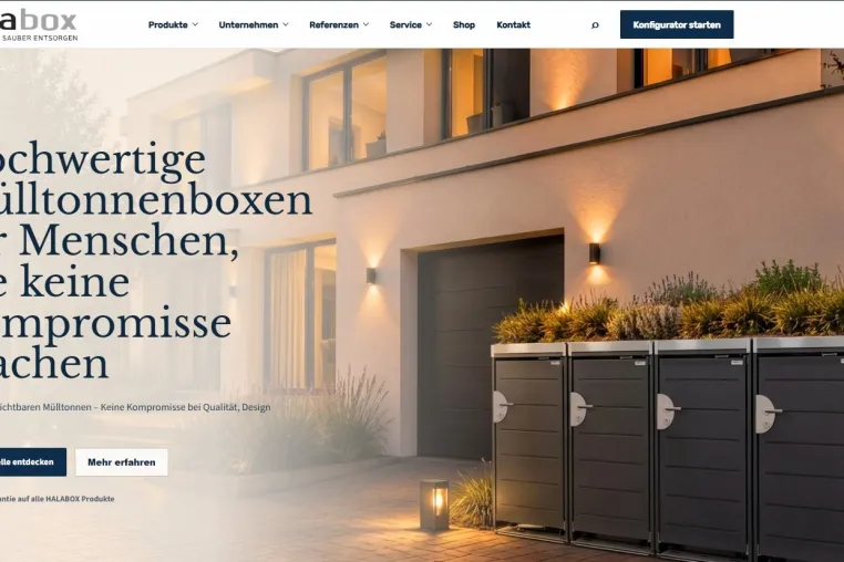 Mülltonnenboxen vom Experten HALA - Made in Germany mit Patent Bild: Mülltonnenboxen vom Experten HALA - Made in Germany mit Patent