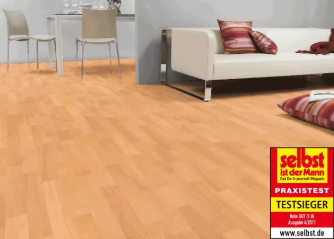 Laminatboden Kaindl Masterfloor: Testsieger bei Selbst ist der Mann Bild: Laminatboden Kaindl Masterfloor: Testsieger bei Selbst ist der Mann