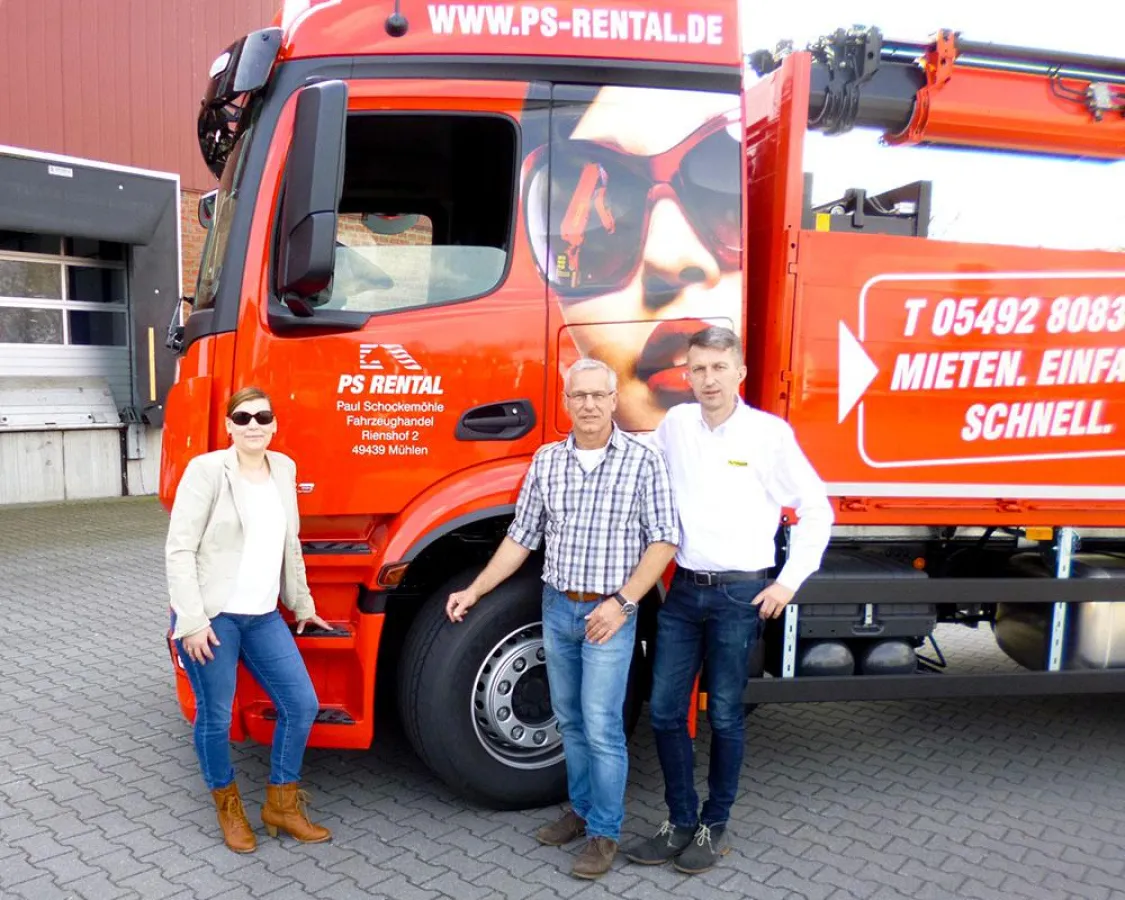 PS-Rental vermietet Nutzfahrzeuge, die von Sattelauflieger bis Stapler reichen