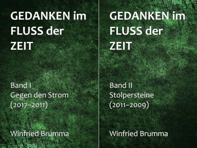 Bild: „Gedanken im Fluss der Zeit“ – die neue Sachbuchreihe von Winfried Brumma