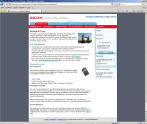 Bild: Ricoh und Sun ermitteln Finalisten der Java™ Developer Challenge