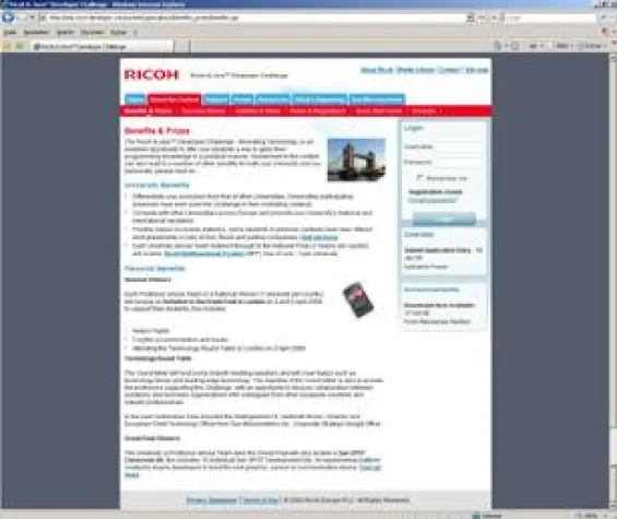 Bild: Ricoh und Sun ermitteln Finalisten der Java™ Developer Challenge