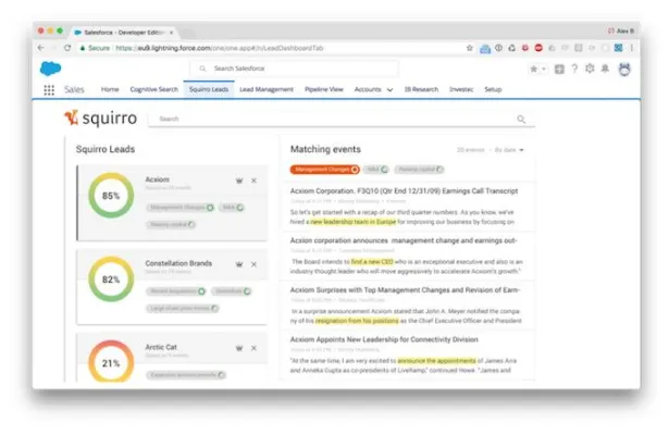 Bild: Neue Squirro-App bringt KI in die institutionelle Vermögensverwaltung