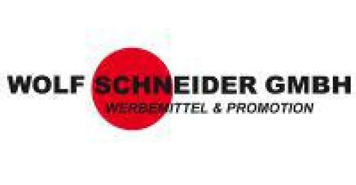 WOLF SCHNEIDER GMBH - WERBEMITTEL & PROMOTION