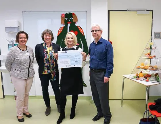 Bild: KERN Group – sechste Spende für Clementine Kinderhospital – Dr. Christ´sche Stiftung