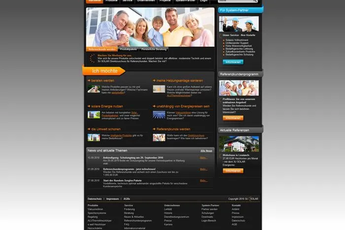Bild: Black is beautiful: PSM&W new media schwärzt 3U SOLAR im Web
