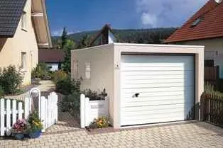 Bild: Günstig und sicher parken: Betonfertiggaragen bieten gute Sparmöglichkeiten für Bauherren