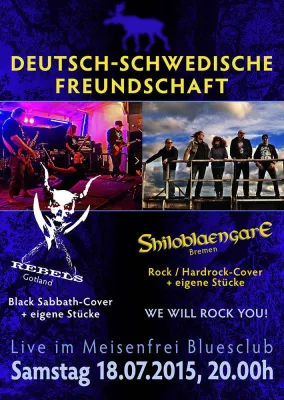 Bild: 2. Kulturprojekt 'deutsch-schwedische Freundschaft' im Meisenfrei Bluesclub Bremen