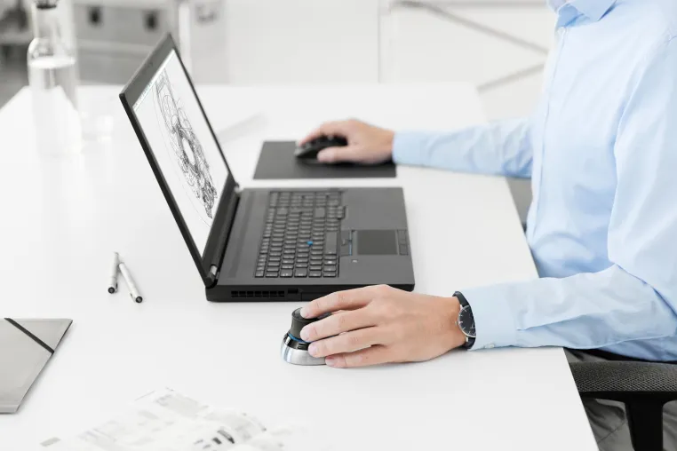 Der CAD-Arbeitsplatz der Zukunft steht im Zeichen von Mobilität, Ergonomie und Flexibilität Bild: Der CAD-Arbeitsplatz der Zukunft steht im Zeichen von Mobilität, Ergonomie und Flexibilität