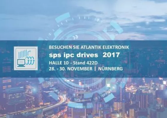 Bild: Atlantik Elektronik @ SPS IPC DRIVES 2017 in Nürnberg