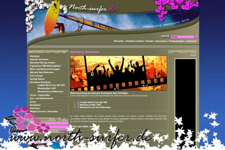 Bild: North-Surfer.de - der Flautenkiller für Surfer geht online