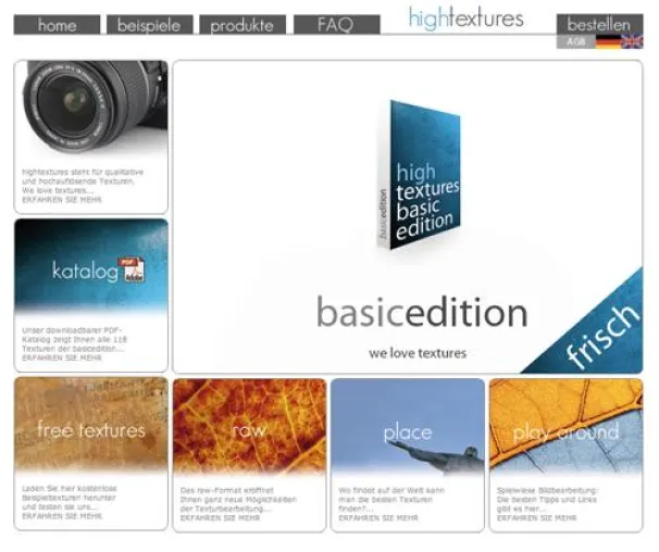 Bild: DVD Texturensammlung mit raw Format
