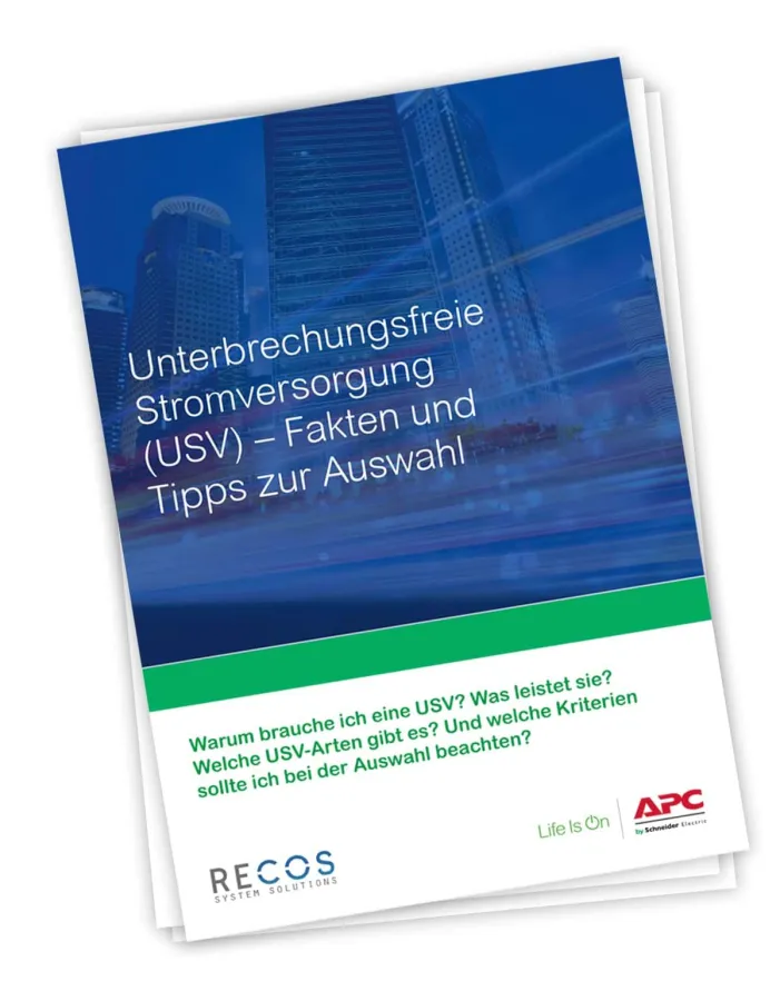 Datenverlust vermeiden – in Firma und Home Office: Whitepaper zur Auswahl der passenden USV