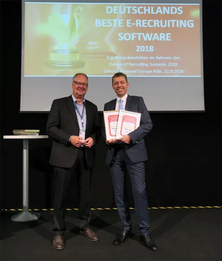 Bild: ICR zeichnet rexx systems als Deutschlands beste Bewerbermanagement Software aus