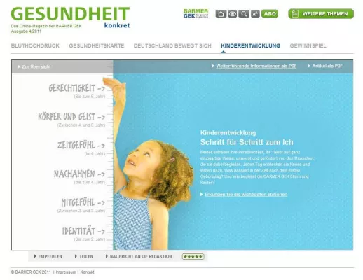 Bild: BARMER GEK gewinnt Health Media Award 2011
