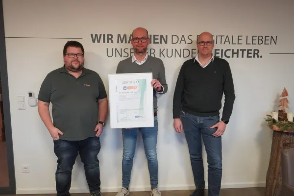 Bild: Firma epnox erhält ISO 27001 Zertifizierung der DEKRA