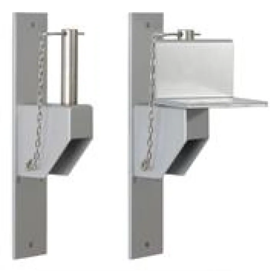 Die Thin-Client Wandhalterung von Bernstein ist besonders mobil.