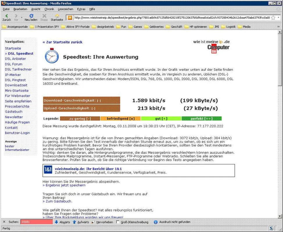 Internet zu langsam?