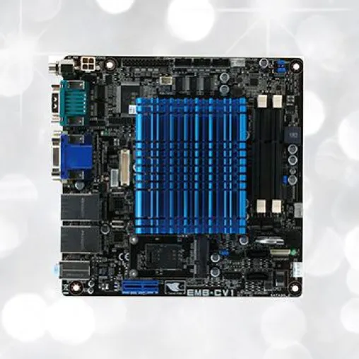EMB-CV1 – Mini-ITX Board mit Dual Core Leistung Bild: EMB-CV1 – Mini-ITX Board mit Dual Core Leistung