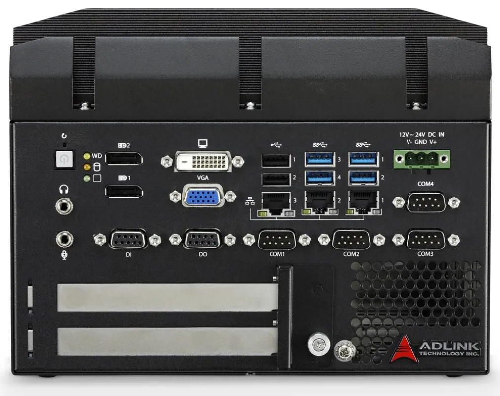 Lüfterloser Industrie-PC mit vier Erweiterungsplätzen MVP-60xx