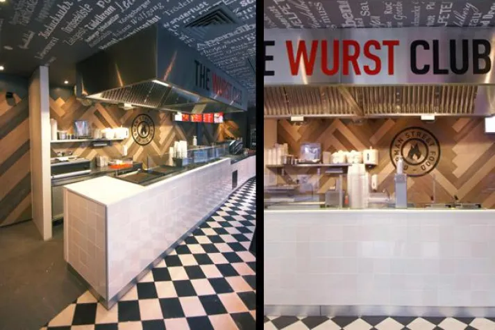 Bild: Wunderwurst erobert London - konzipiert Interieur für The Wurst Club in London