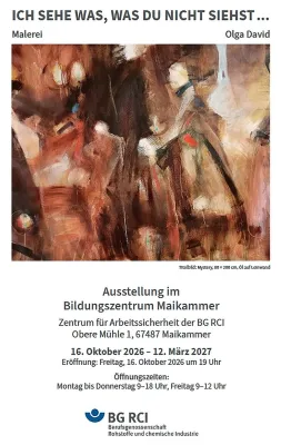 Malerei von Olga David im Bildungszentrum Maikammer Bild: Malerei von Olga David im Bildungszentrum Maikammer