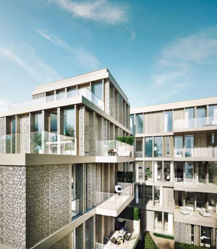 Visualisierung des Rückgebäudes der Trogerstraße 19