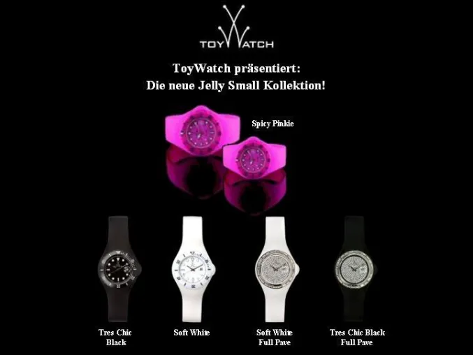 Bild: ToyWatch präsentiert die Jelly Small - Klein, aber mit Persönlichkeit