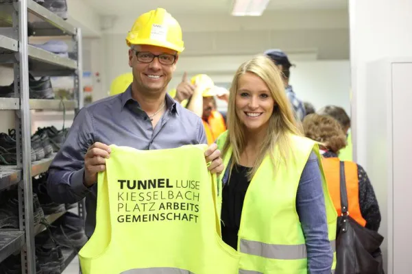 Bild: Ein Meilenstein am Mittleren Ring in München