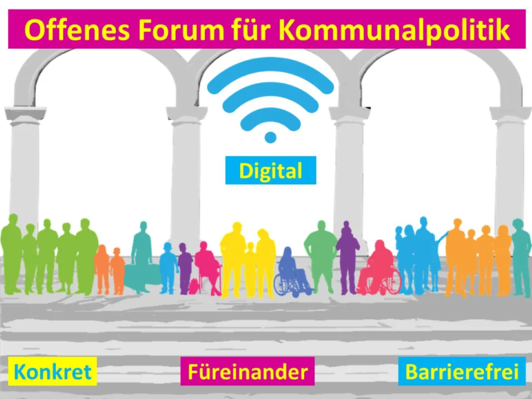 Konkret, füreinander, barrierefrei: Die Foren der FDP Haar ermöglichen breite politische Teilhabe. (© FDP Haar)