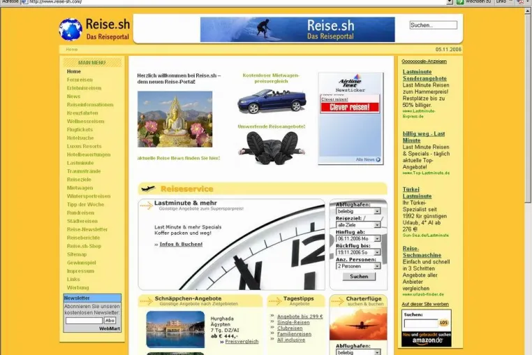 Insider Reiseportal geht online Bild: Insider Reiseportal geht online