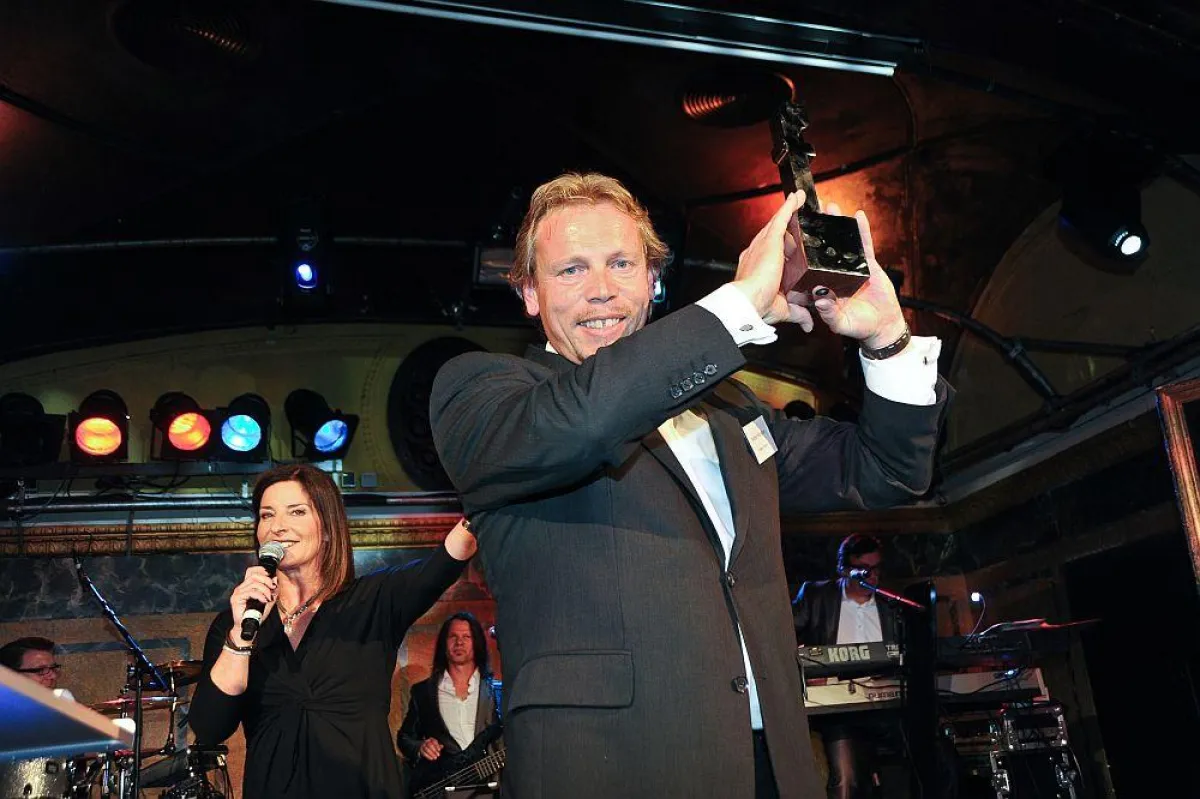 Walter Hübscher, Unternehmensgründer und Firmeninhaber Zaunteam erhält Franchise Preis 2012