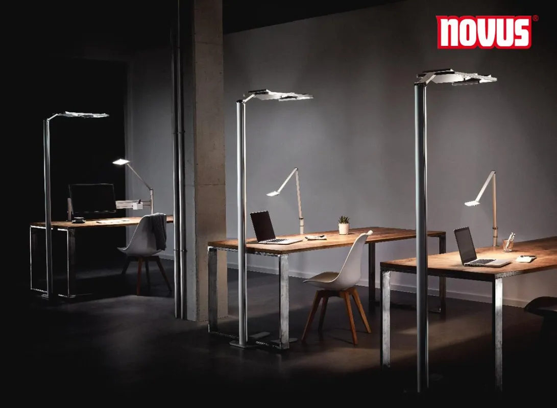 Novus Attenzia LED Stehlampe - HCL Beleuchtungslösung mit Anwesenheitssensor