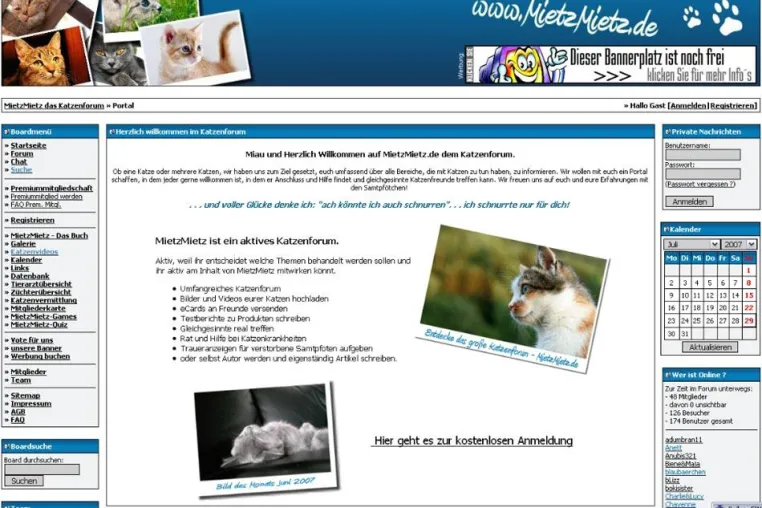 Bild: Katzenforum MietzMietz.de erwartet 17.000stes Mitglied