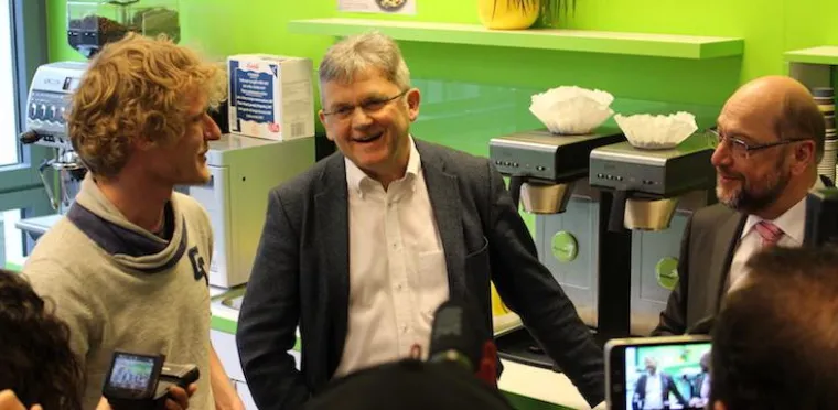 SPD Kanzlerkandidat Martin Schulz zu Gast im STARTPLATZ Köln Bild: SPD Kanzlerkandidat Martin Schulz zu Gast im STARTPLATZ Köln