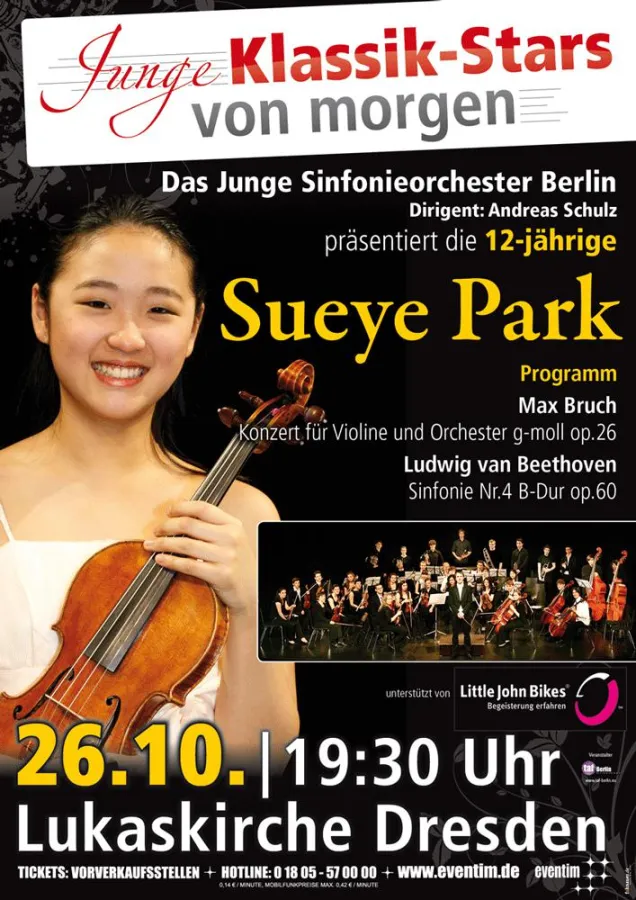 Junge Klassik Stars von morgen - Sueye Park