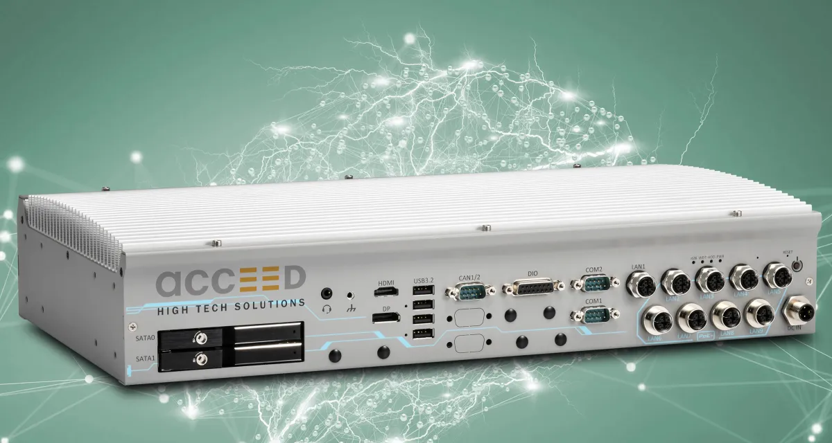 Vollständig lüfterloser Hochleistungsrechner Neousys GT-92 von Acceed (© Acceed GmbH)