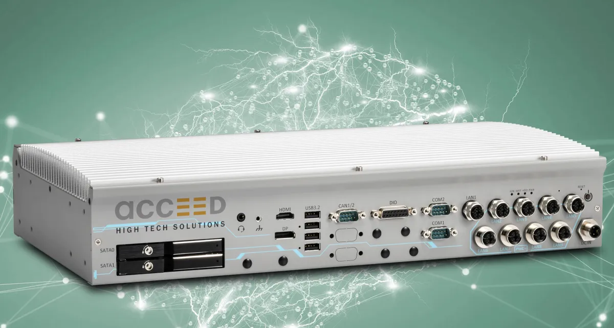 Vollständig lüfterloser Hochleistungsrechner Neousys GT-92 von Acceed (© Acceed GmbH)