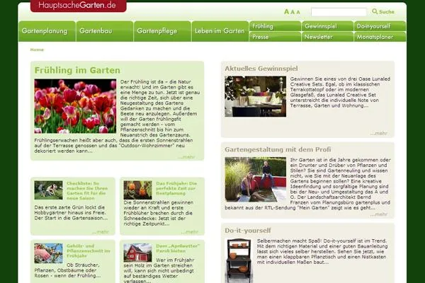 Bild: Neue Aufmachung für den Start ins Gartenjahr