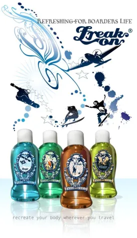 Duschgel für Boarderfreaks Bild: Duschgel für Boarderfreaks
