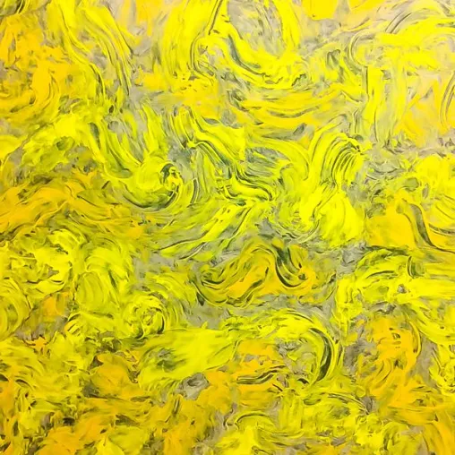 Bild: Finissage zur Ausstellung „Sedimente“ von Bernd Wolf