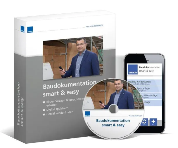 Bild: Die erfolgreiche Software von WEKA MEDIA Baudokumentation smart&easy jetzt für mehrere Smartphones nutzbar