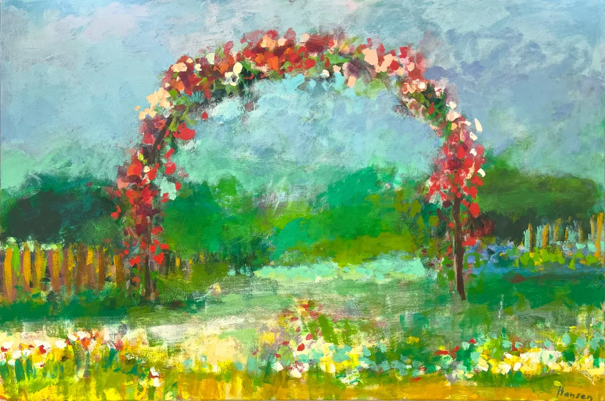 Ulrike Hansen, Rosenbogen (© Galerie Tobien)