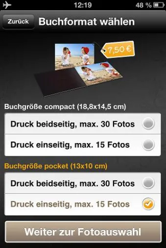 App-Update: clixxie-Fotobücher jetzt auch in "compact" Bild: App-Update: clixxie-Fotobücher jetzt auch in "compact"