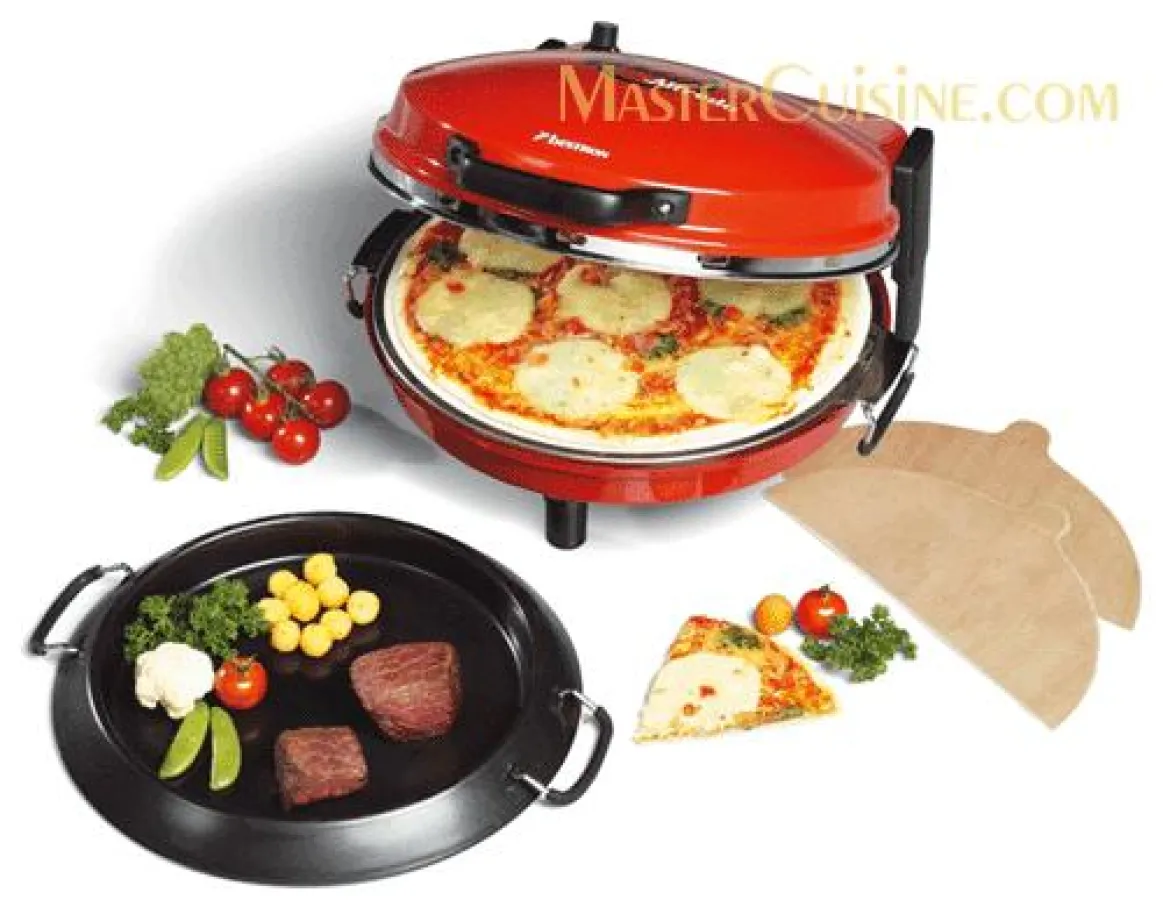 mobiler Pizzaofen mit Steinplatte