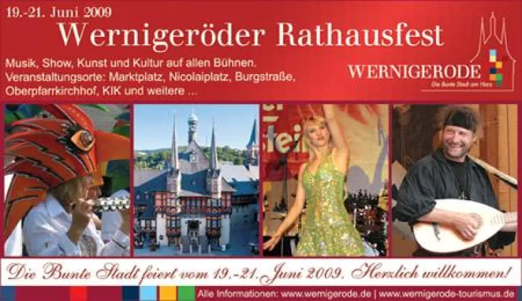 Bild: 46. Wernigeröder Rathausfest vom 19. bis 21. Juni 2009